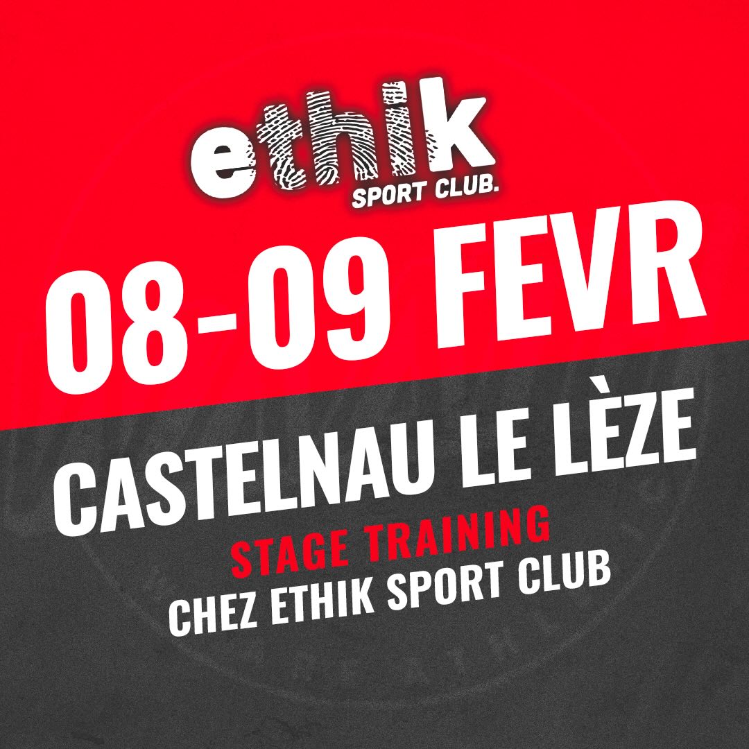 Stage Ethik Sport Club – formation 8 & 9 février